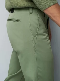 MEYER Herren Chino - M5 Chino in grün - Länge: lang