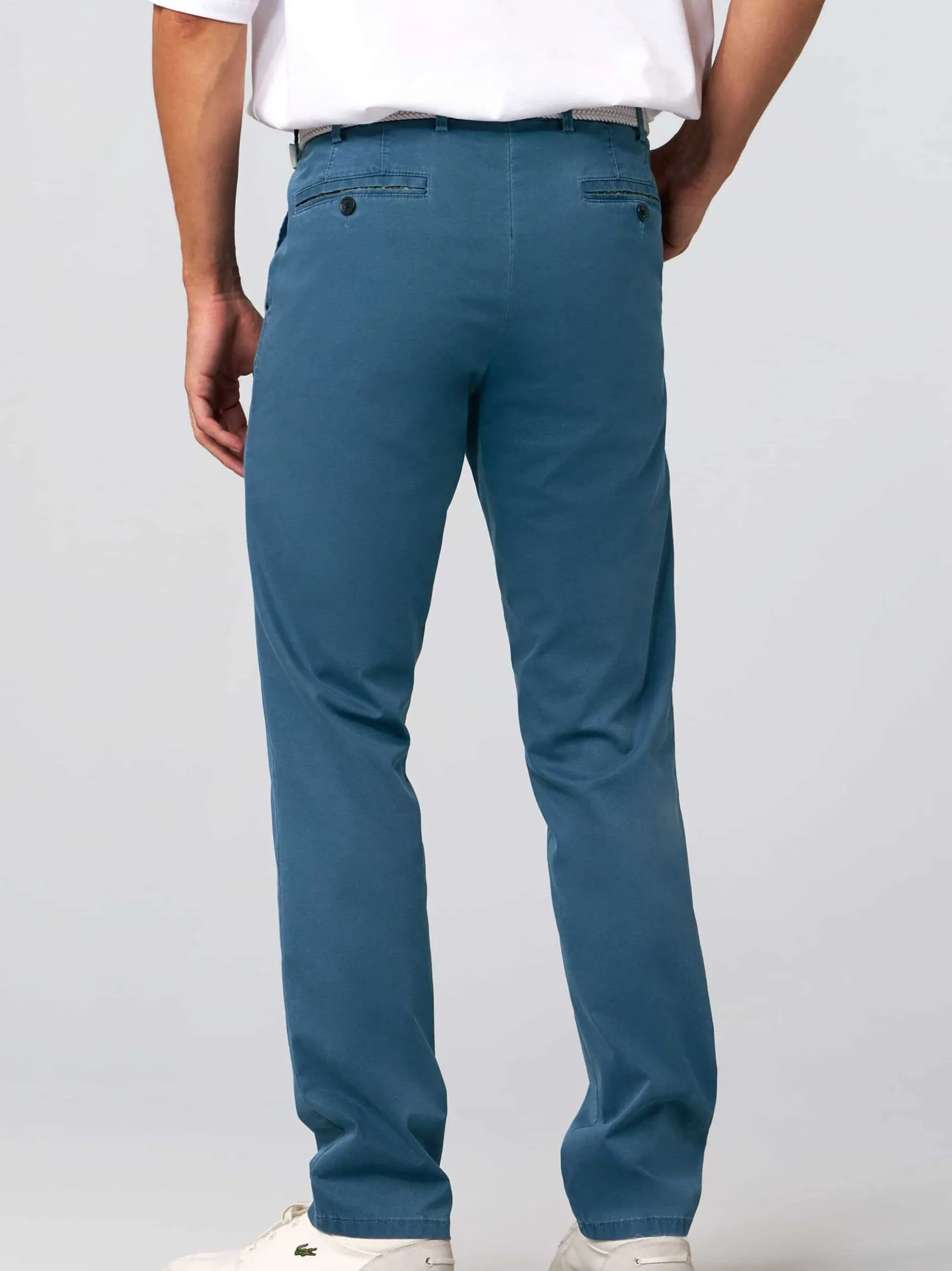 MEYER Herren Chino - OSLO in blue stone