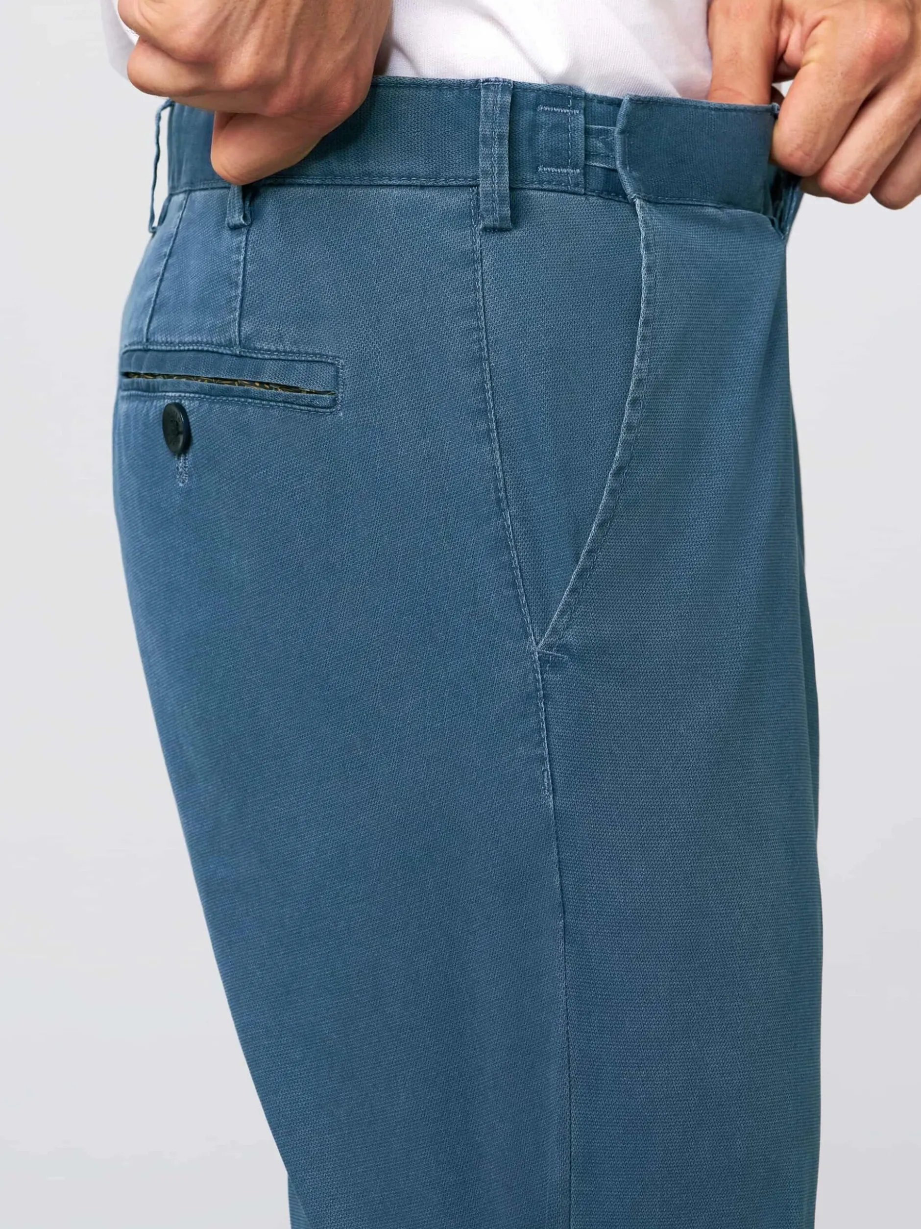 MEYER Herren Chino - OSLO in blue stone