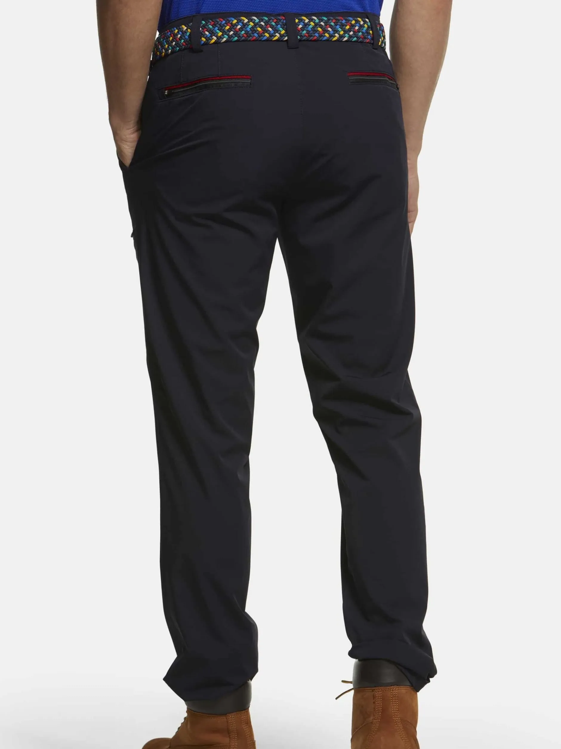 MEYER Herren Chino - Skye in blau - Länge: lang