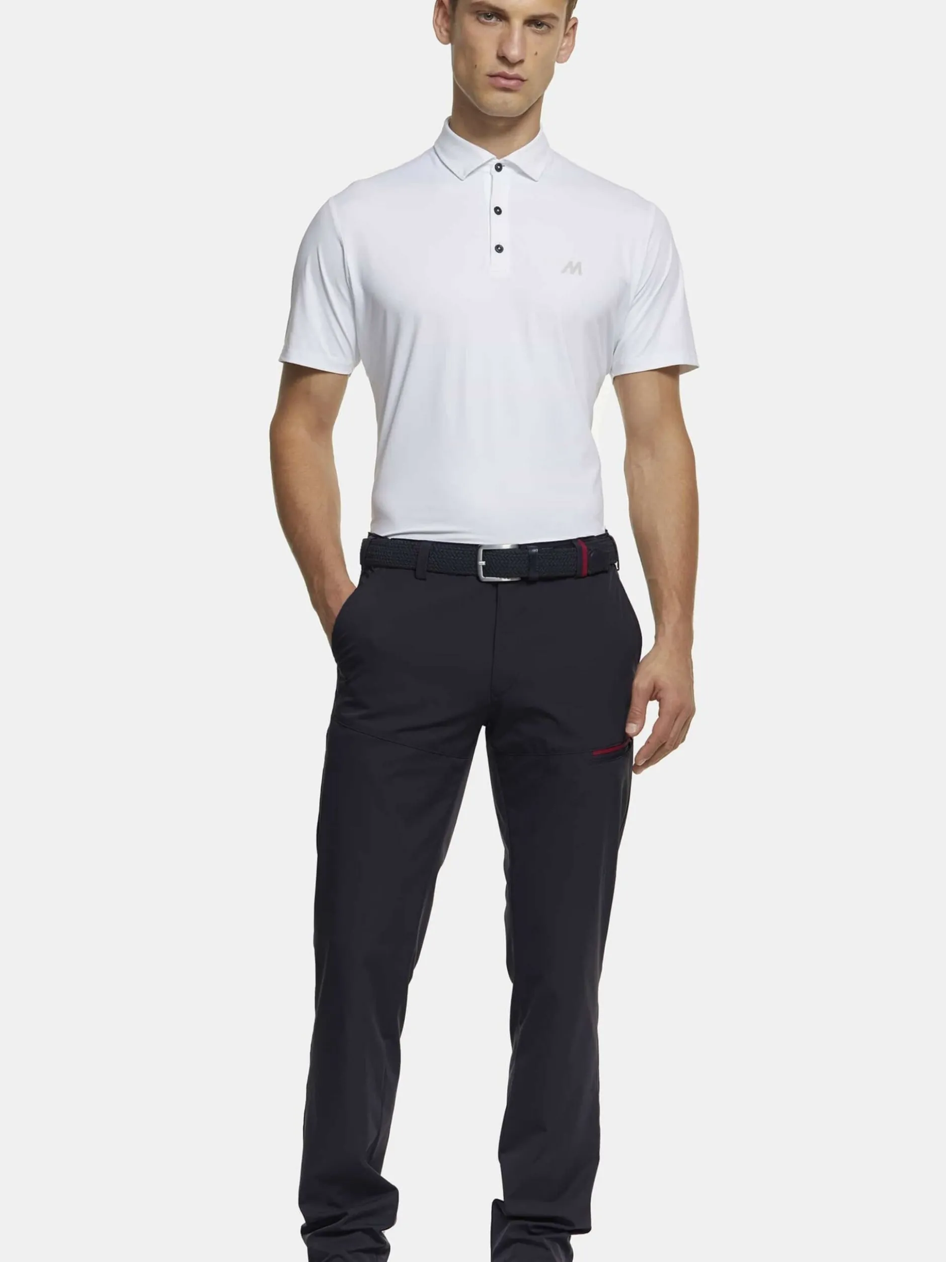 MEYER Herren Chino - Skye in blau - Länge: lang