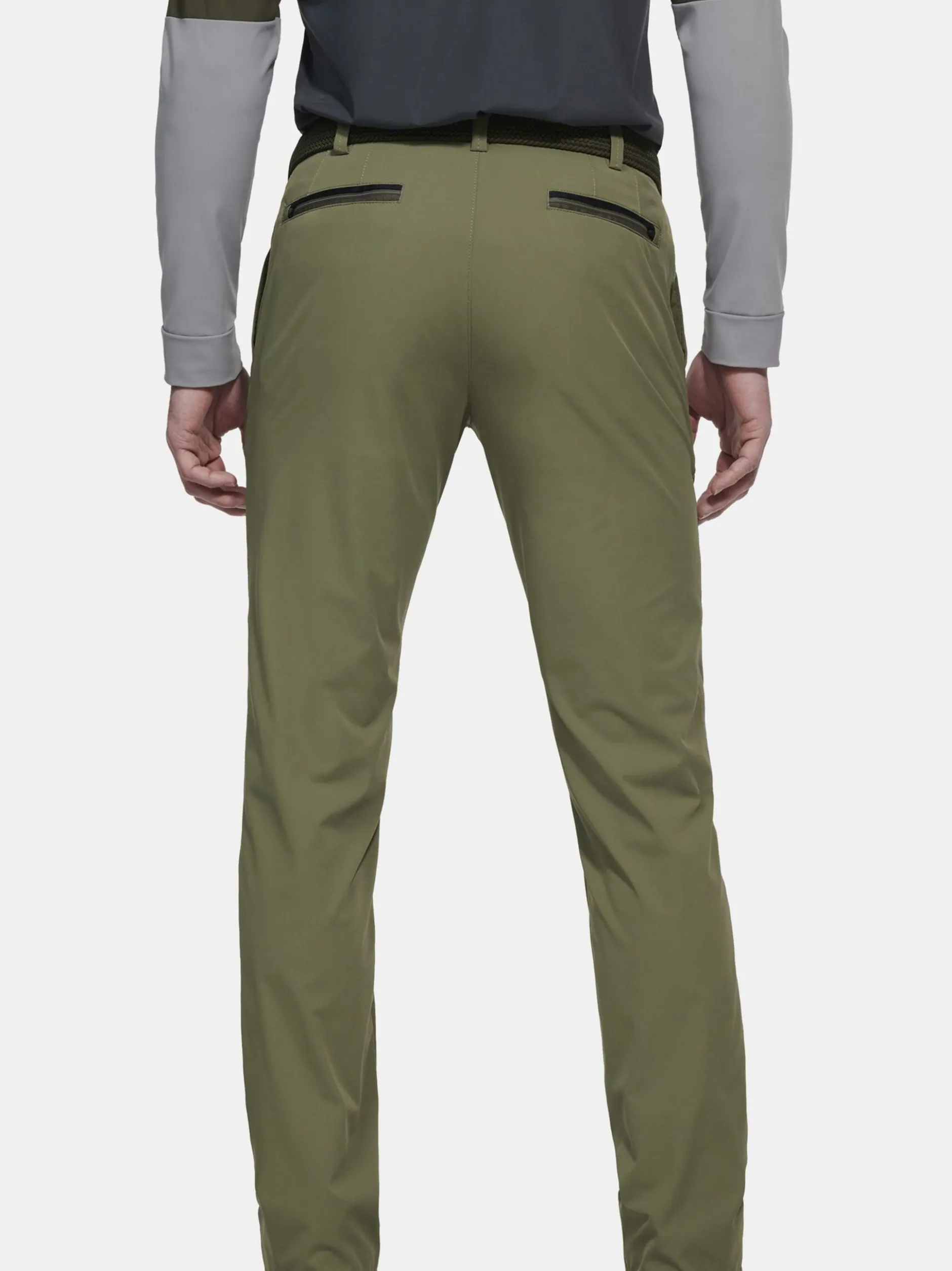 MEYER Herren Chino - Skye in oliv - Länge: lang