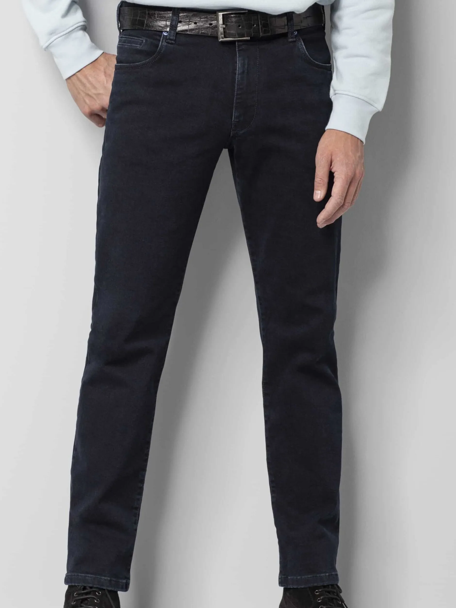 MEYER Herren Five-Pocket - M5 Regular in blau
