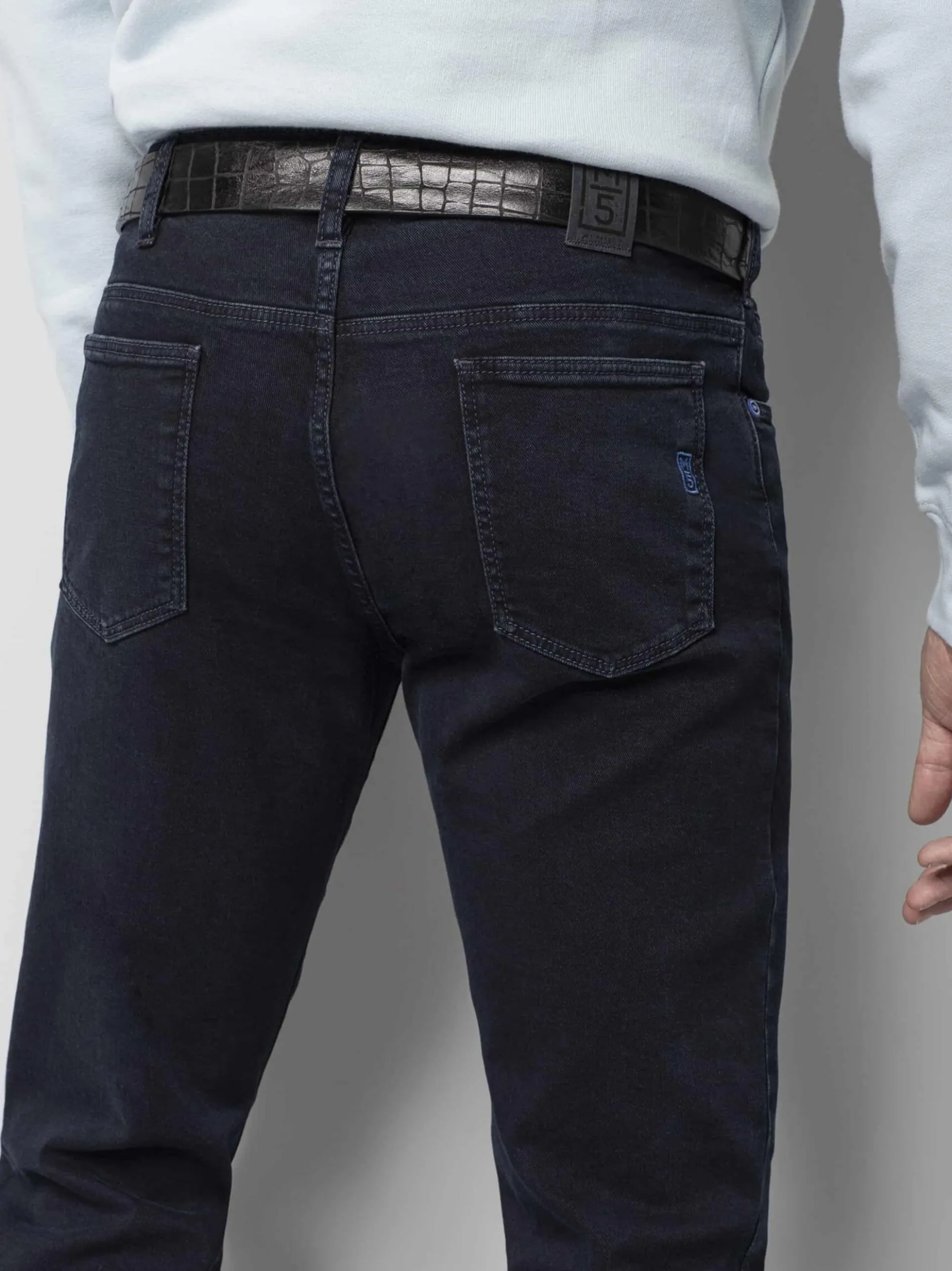 MEYER Herren Five-Pocket - M5 Regular in blau