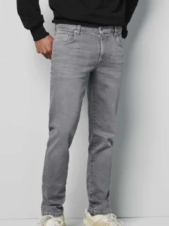 MEYER Herren Five-Pocket - M5 Slim in grau - Länge: lang