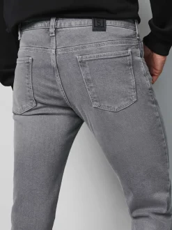 MEYER Herren Five-Pocket - M5 Slim in grau - Länge: lang