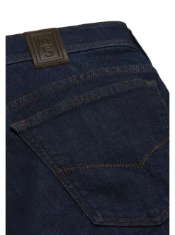 MEYER Herren Five Pocket - STRETCH FIVE POCKET DENIM in marine
