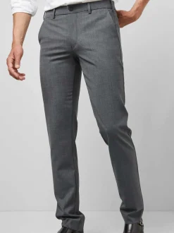 MEYER Herren Hose - M5 Chino in grau - Länge: lang