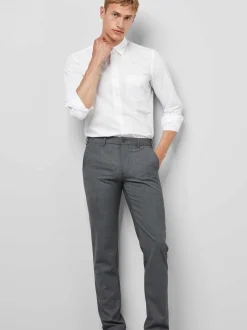MEYER Herren Hose - M5 Chino in grau - Länge: lang