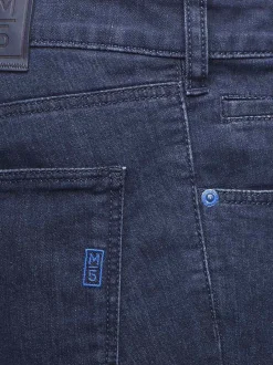 MEYER Herren Hose M5 Slim in blau - Länge: lang