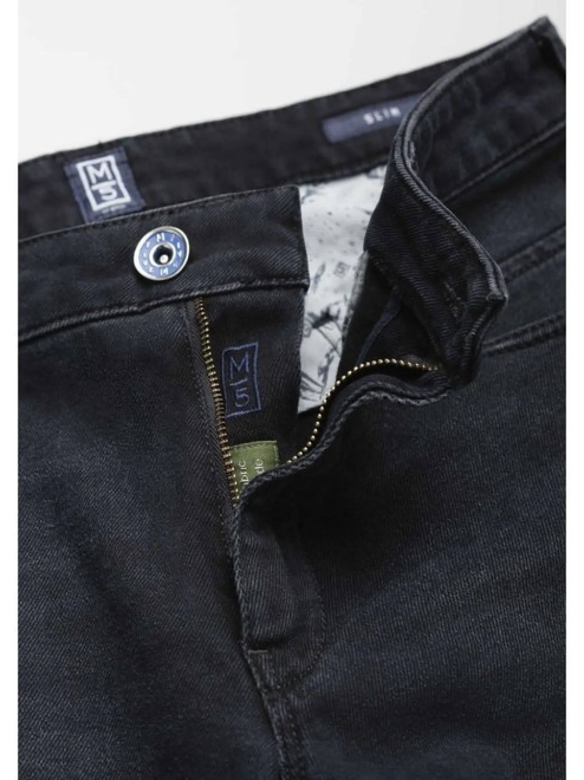 MEYER Herren Hose - M5 Slim in blau - Länge: lang