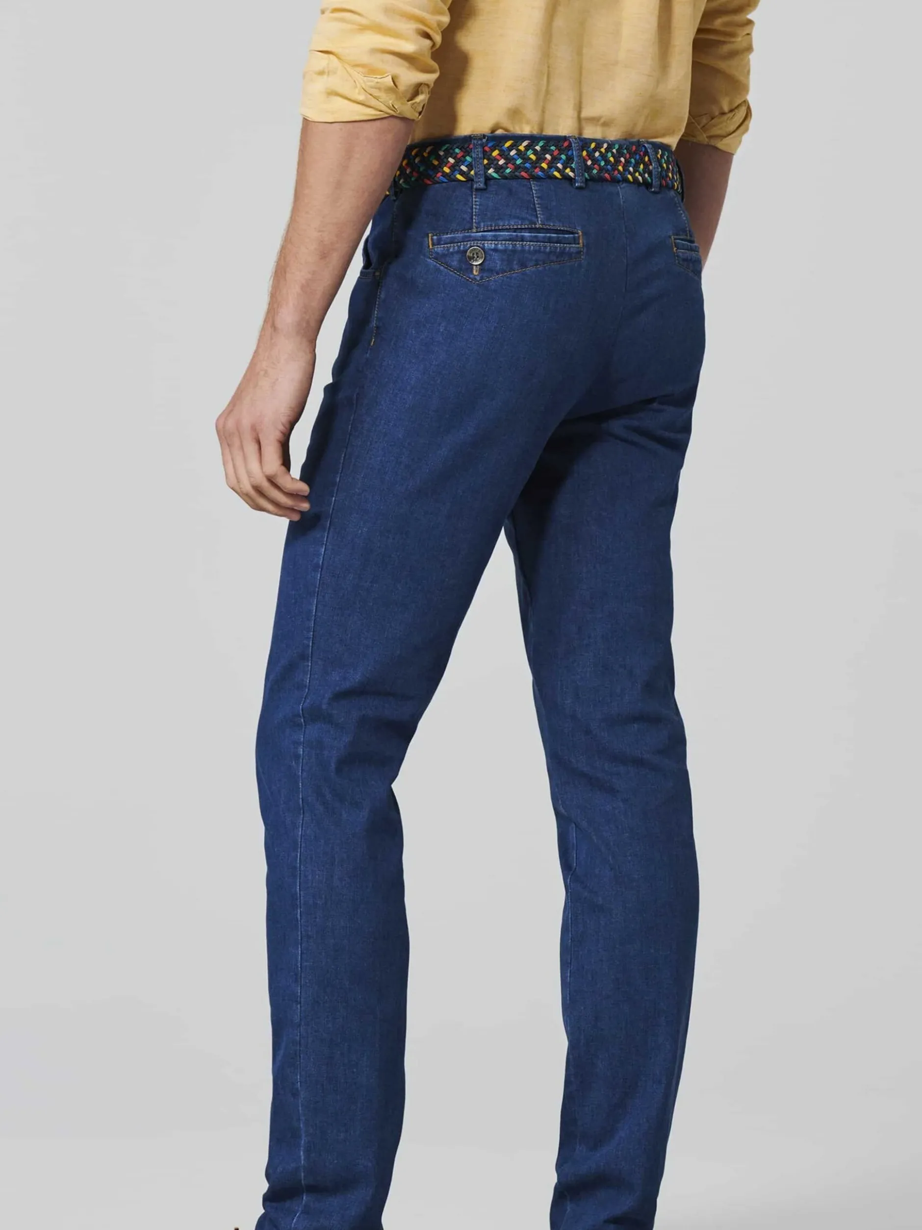 MEYER Herren Jeans - Dublin in blau - Länge: lang
