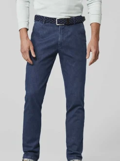 MEYER Herren Jeanshose - Oslo in blau - Länge: lang