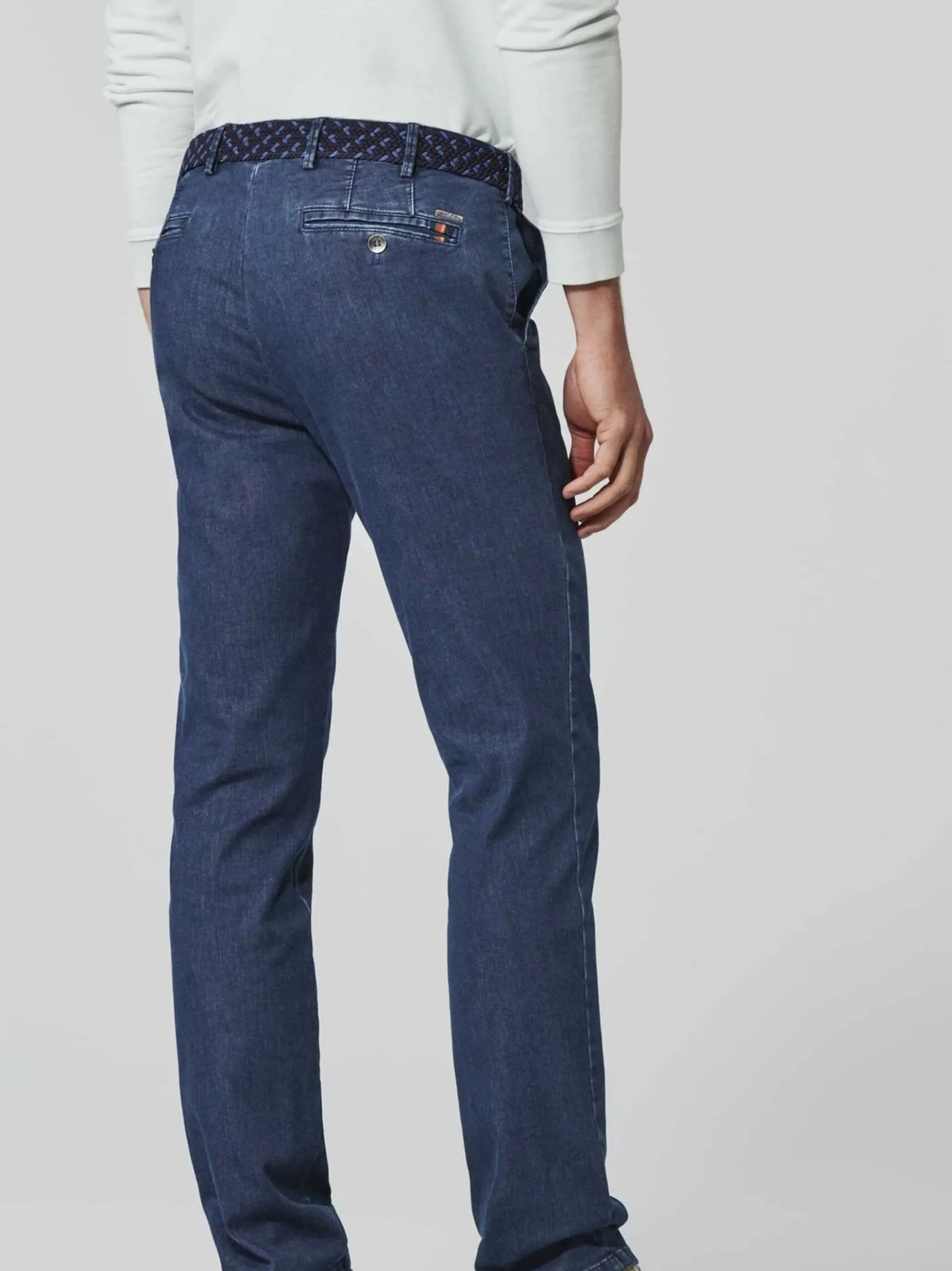 MEYER Herren Jeanshose - Oslo in blau - Länge: lang