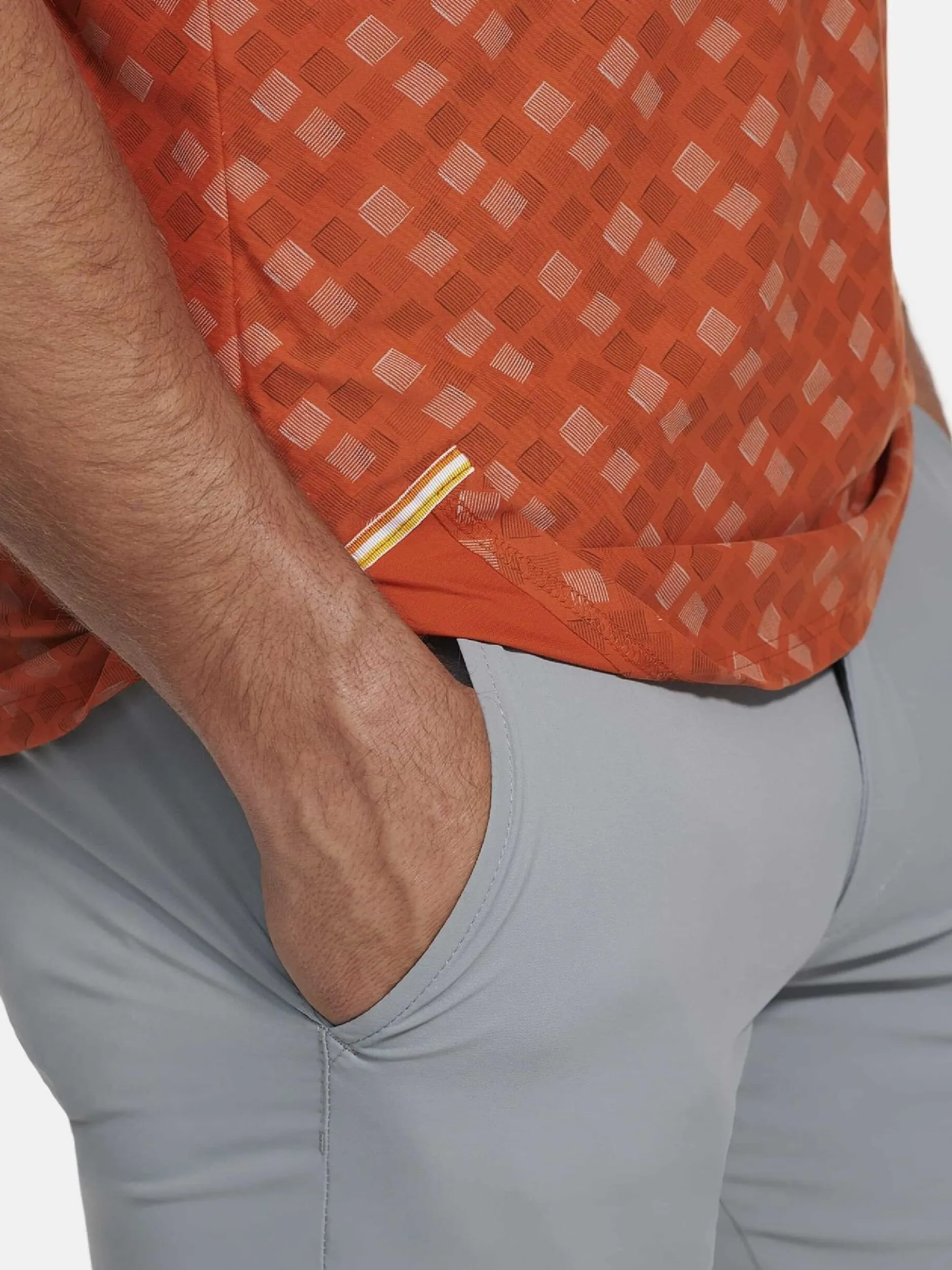 MEYER Herren Polo - Phil in orange - Ärmel: kurzarm