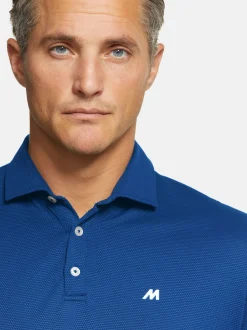 MEYER Herren Poloshirt - Rory in royal - Ärmel: kurzarm