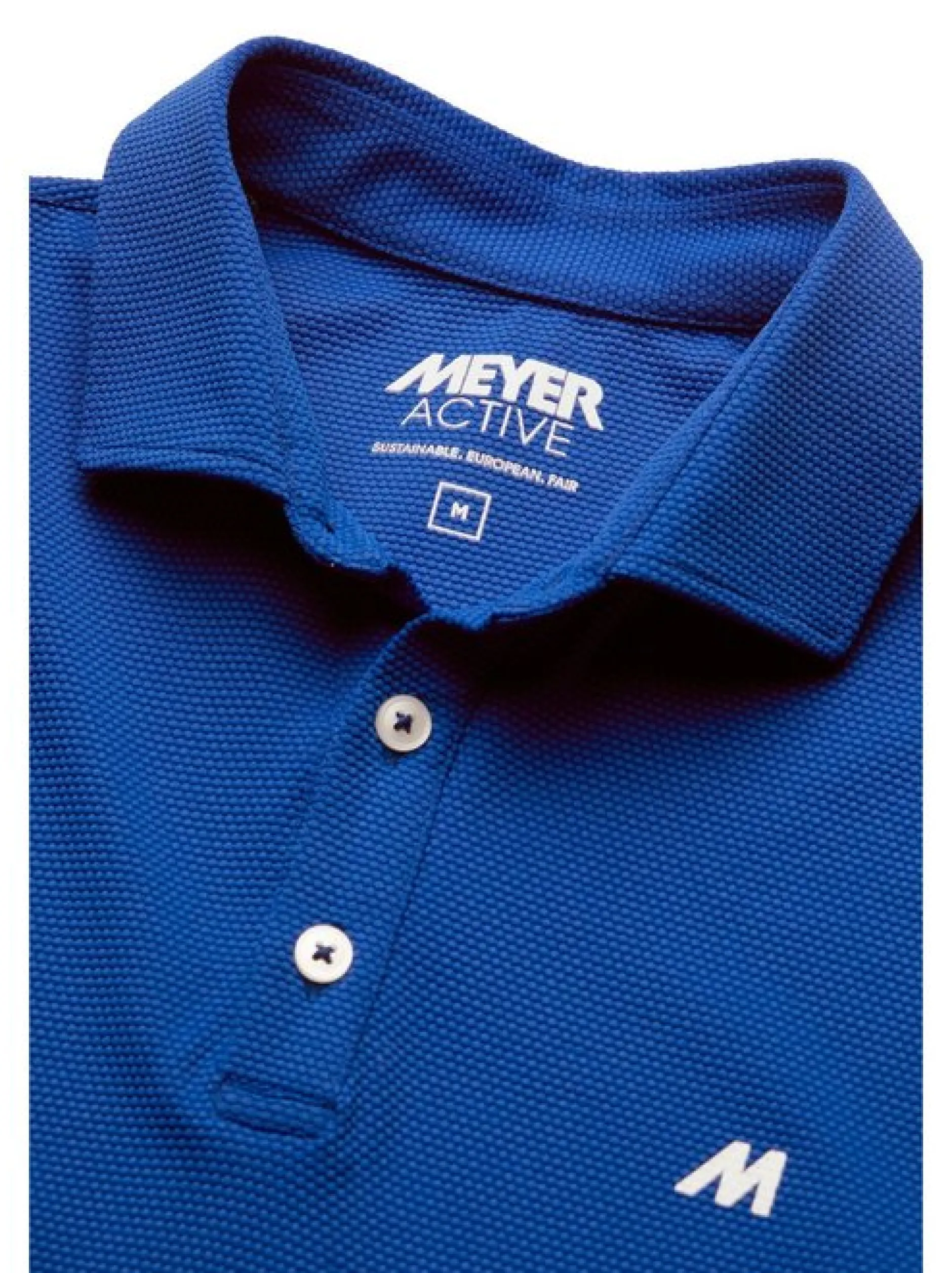 MEYER Herren Poloshirt - Rory in royal - Ärmel: kurzarm