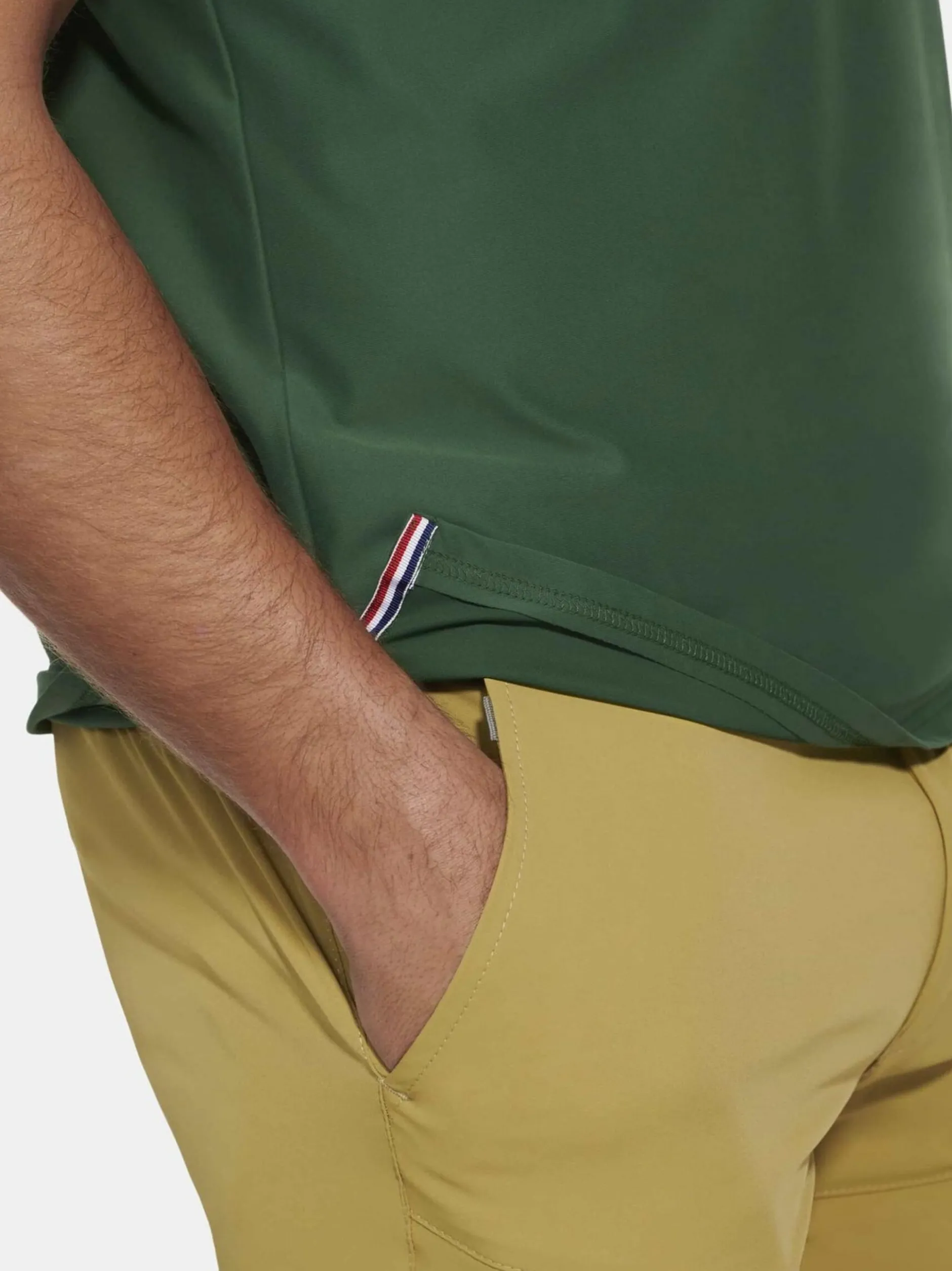 MEYER Herren Poloshirt - Tiger in grün - Ärmel: kurzarm