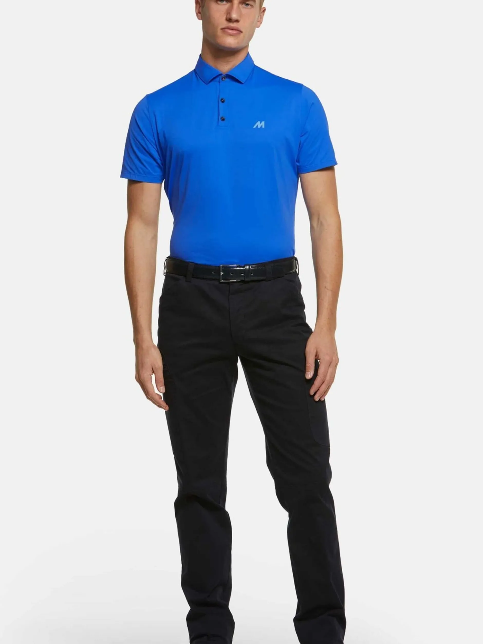 MEYER Herren Poloshirt - Tiger in royal - Ärmel: kurzarm