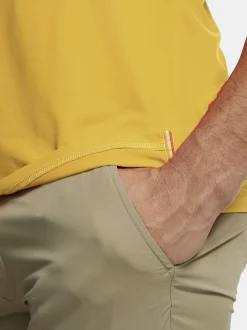 MEYER Herren Poloshirt - Tiger in gelb - Ärmel: kurzarm