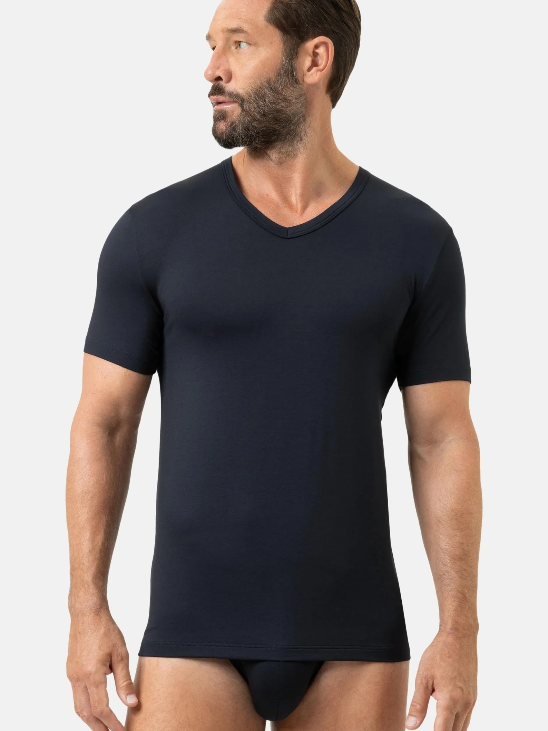 Mey Herren Unterziehshirts im 2er-Pack in mehrfarbig