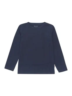 Minymo Jungen Langarmshirt - MIBasic in blau