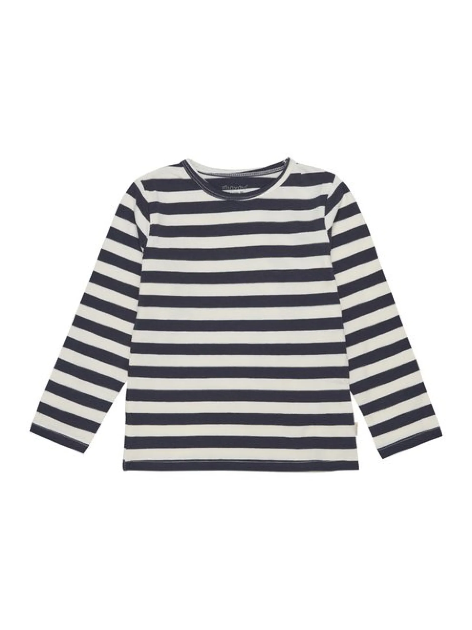 Minymo Jungen Langarmshirt - MIBasic in weiß