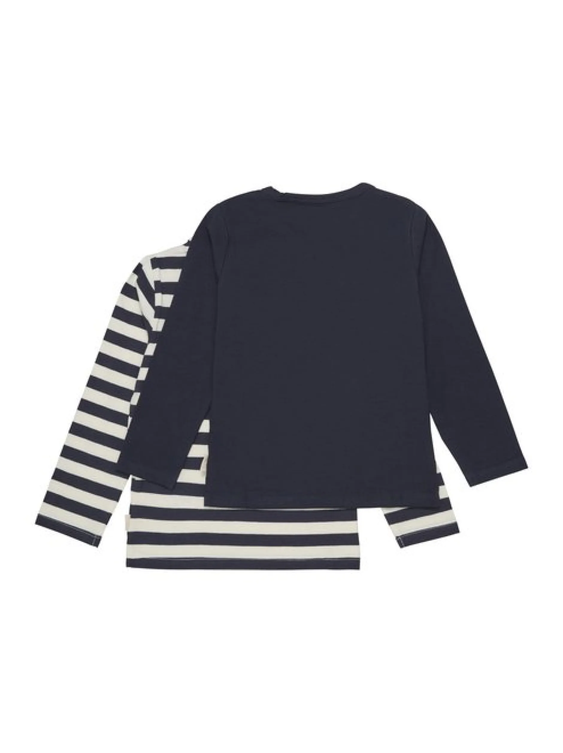 Minymo Jungen Langarmshirt - MIBasic in weiß