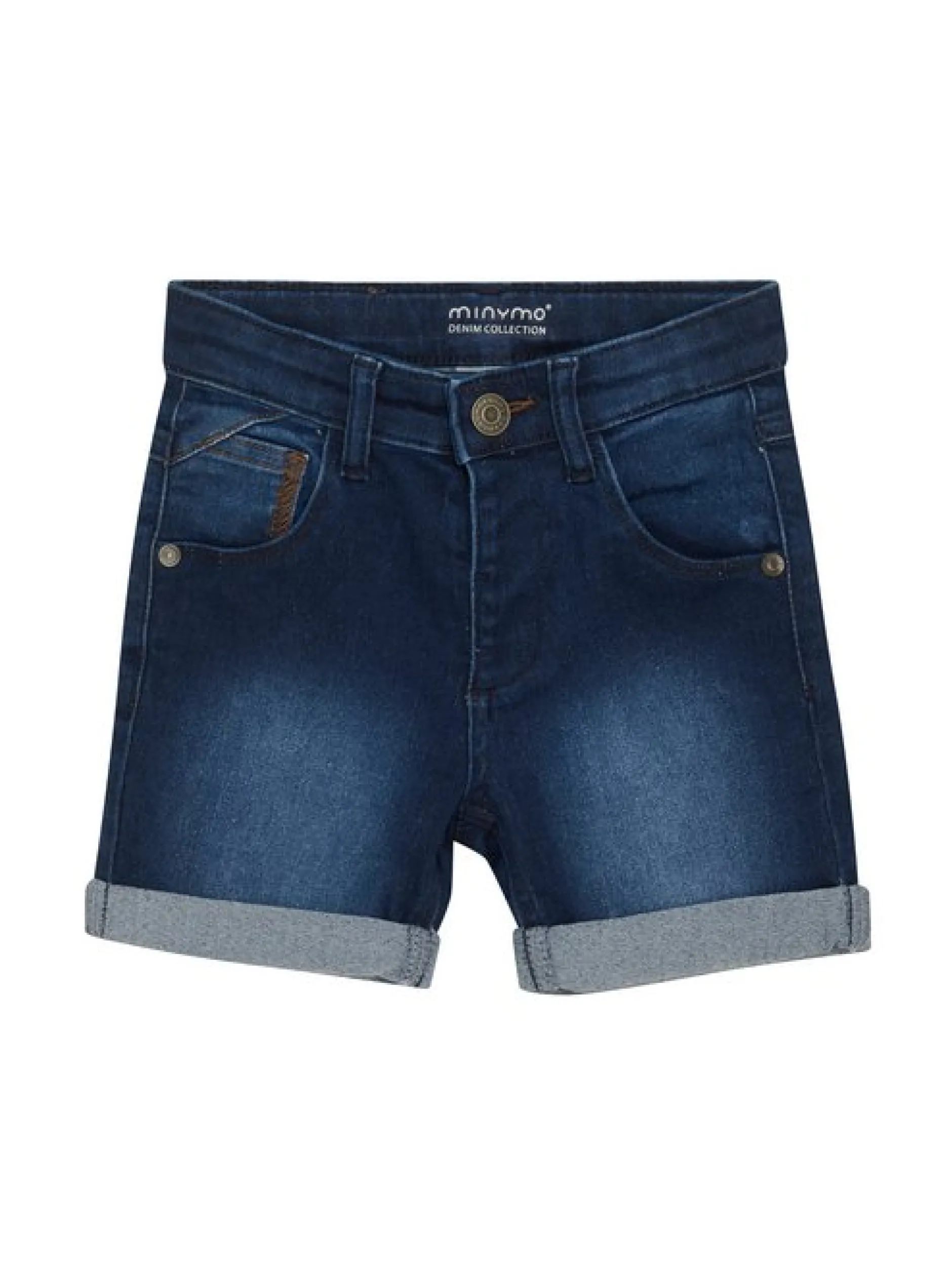 Minymo Jungen Shorts - MIShorts in dark stone
