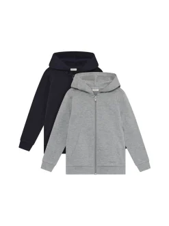 Minymo Jungen Trainingsjacke - MISweat Jacket in blau