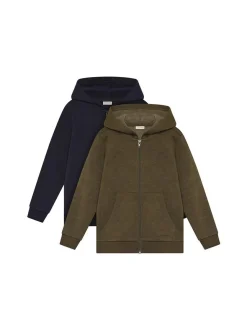 Minymo Jungen Trainingsjacke - MISweat Jacket in oliv