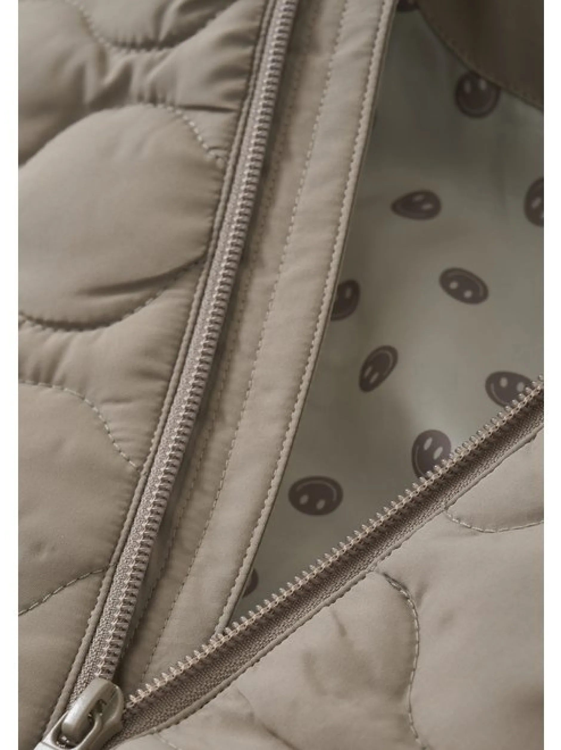 Minymo Kinder Steppweste - MIVest in beige