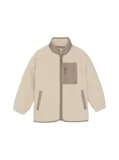 Minymo Mädchen Fleecejacke - MIJacket in beige