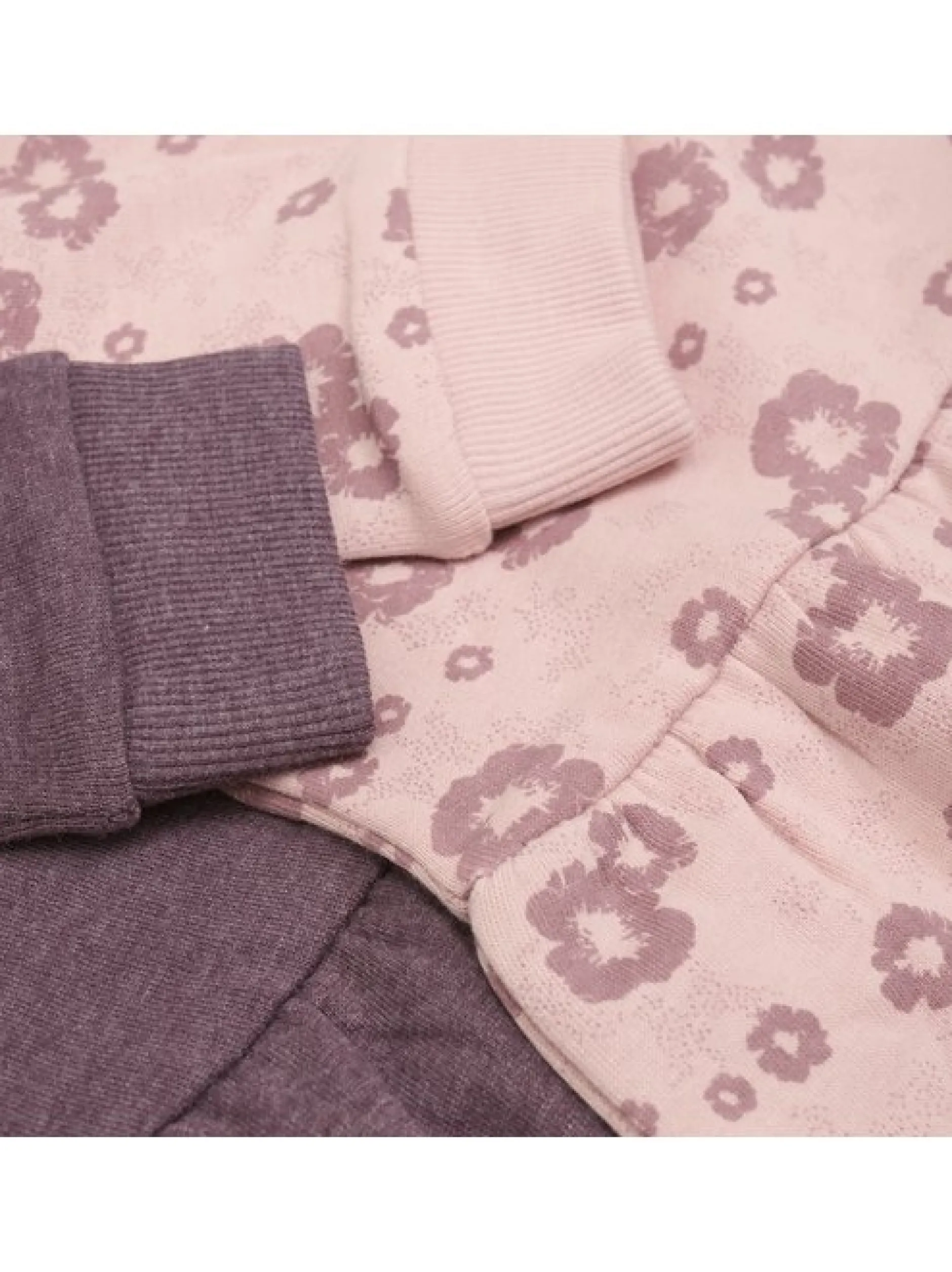 Minymo Mädchen Jerseykleid - MISweat in rosa