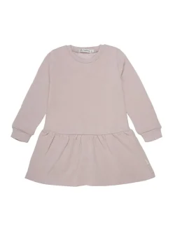 Minymo Mädchen Jerseykleid - MISweat in altrosa