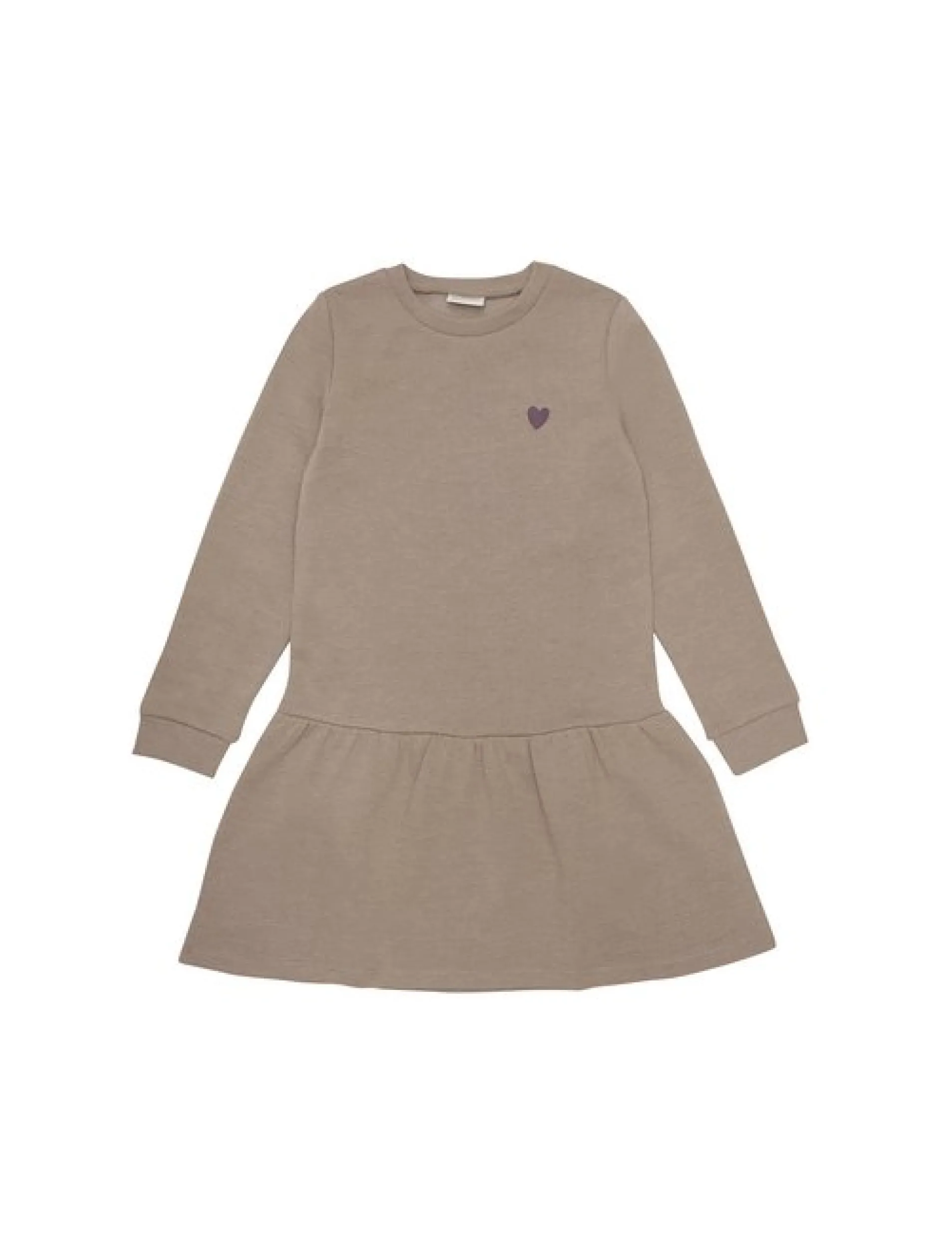 Minymo Mädchen Jerseykleid - MISweat in bordeaux