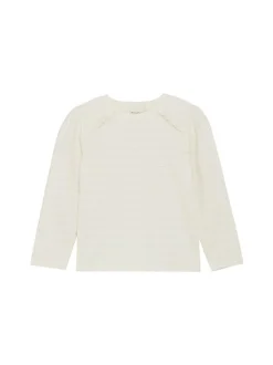 Minymo Mädchen Langarmshirt in weiß