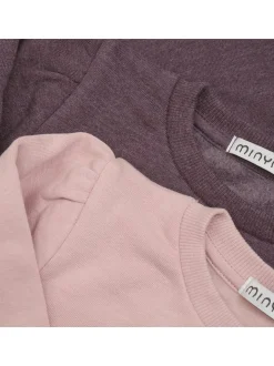 Minymo Mädchen Rundhalspullover - MISweatshirt in rosa