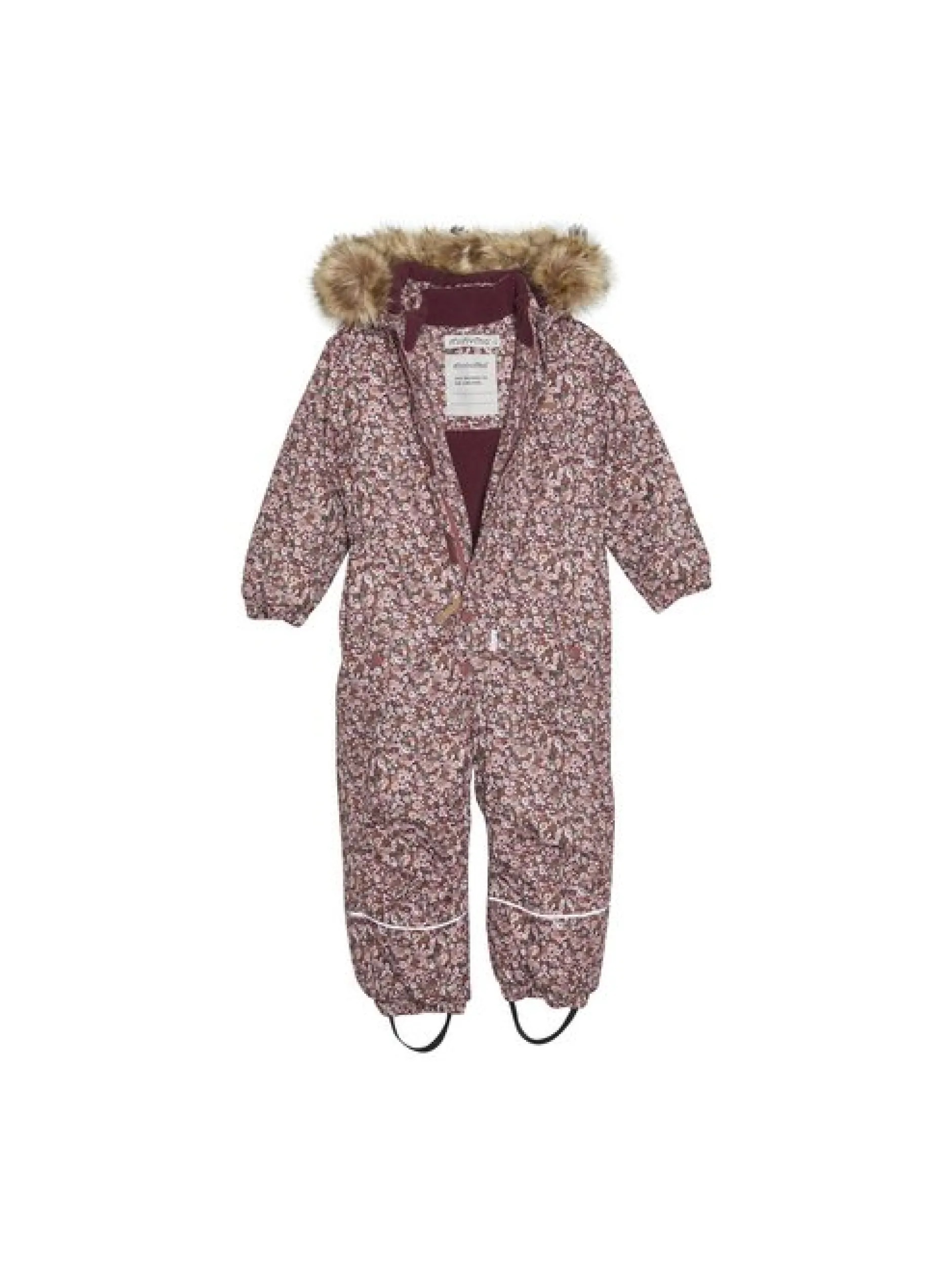 Minymo Mädchen Schneeoverall - MISnow in lila