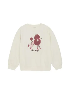 Minymo Mädchen Sweatshirt in weiß - Ausschnitt: Rundhals