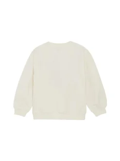 Minymo Mädchen Sweatshirt in weiß - Ausschnitt: Rundhals