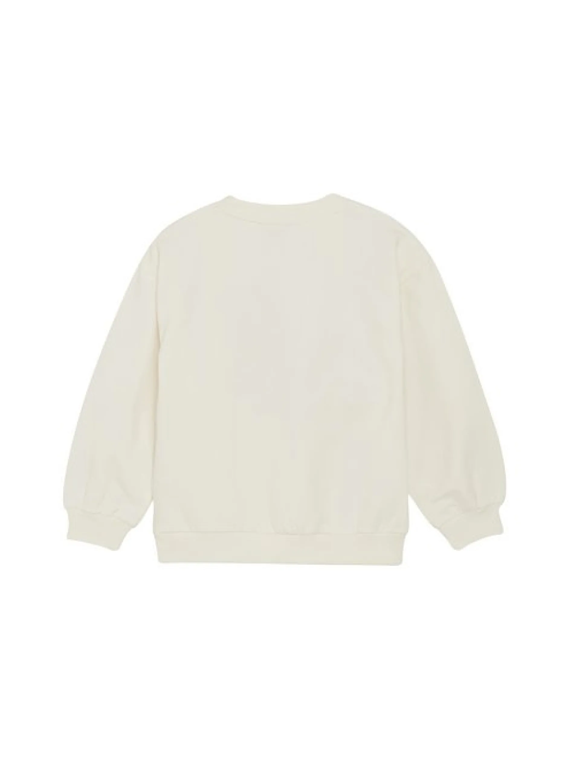 Minymo Mädchen Sweatshirt in weiß - Ausschnitt: Rundhals
