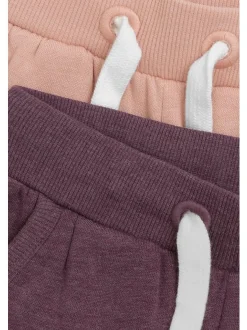 Minymo Mädchen Sweatshorts - MIGirls 2er-Pack in rosa