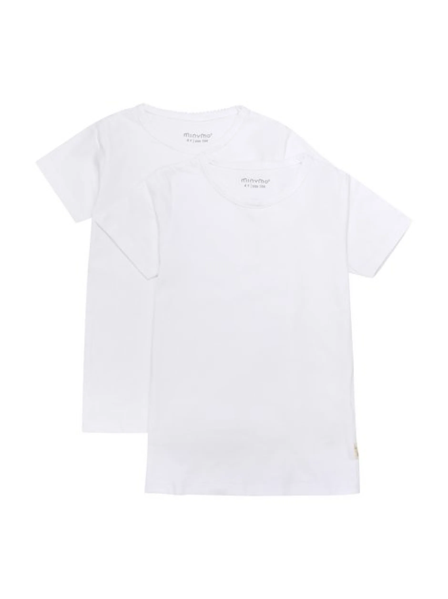 Minymo Mädchen T-Shirt MIBasic in weiß