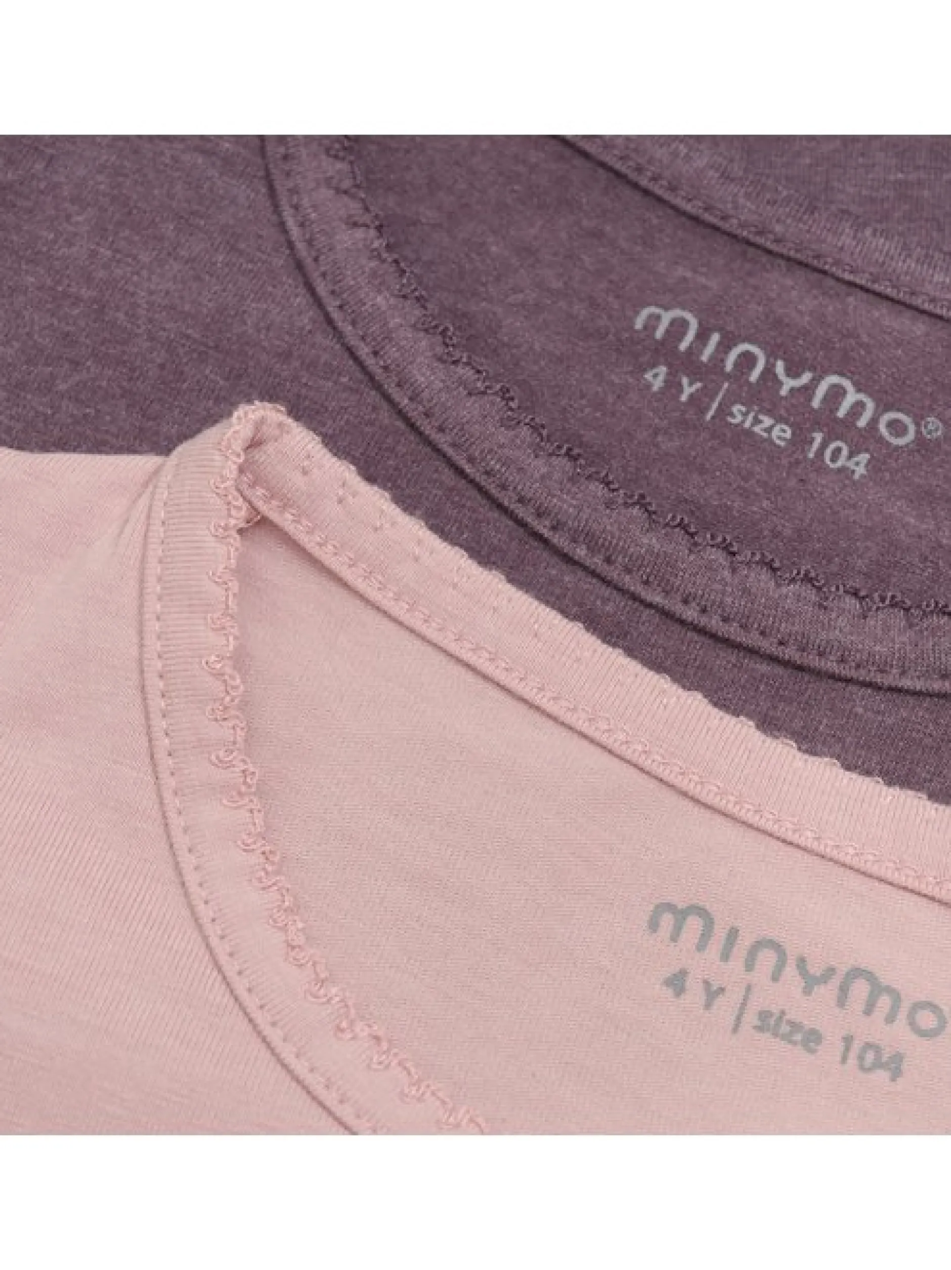 Minymo Mädchen T-Shirt MIBasic in rosa