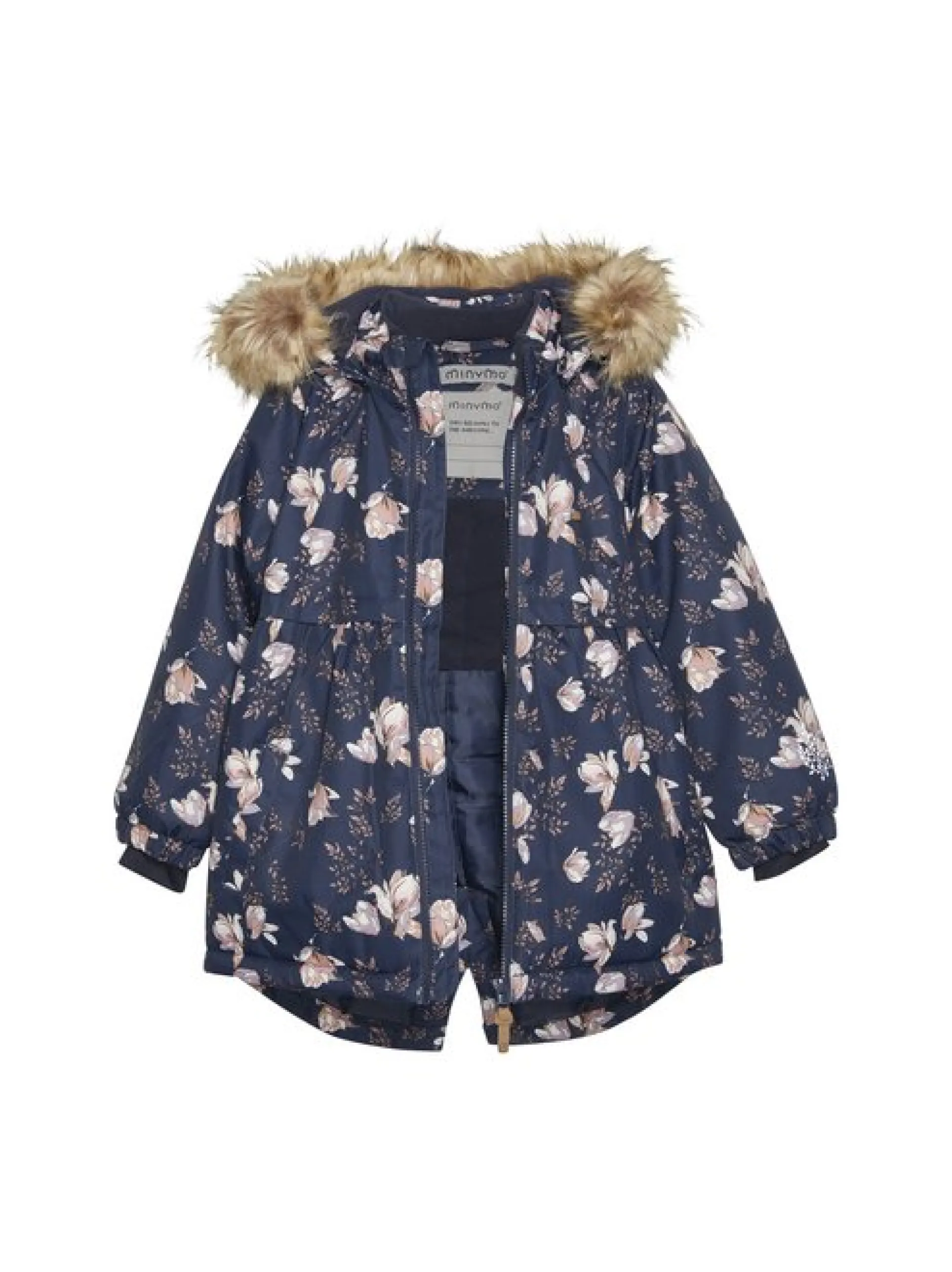 Minymo Mädchen Winterjacke - MISnow in blau