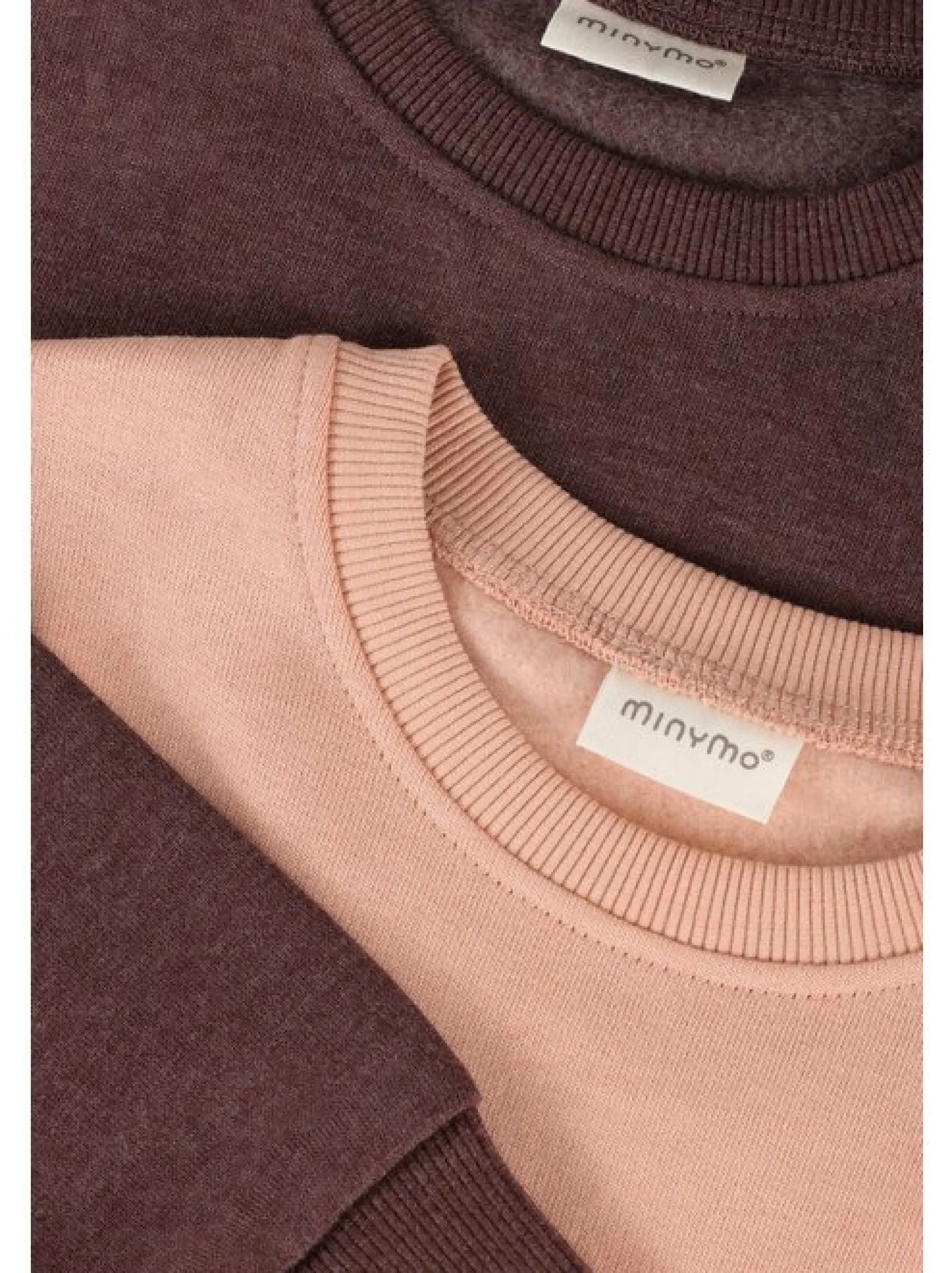 Minymo Unisex Kinder Sweater - MISweatshirt in rosa