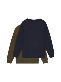 Minymo Unisex Kinder Sweater - MISweatshirt in oliv