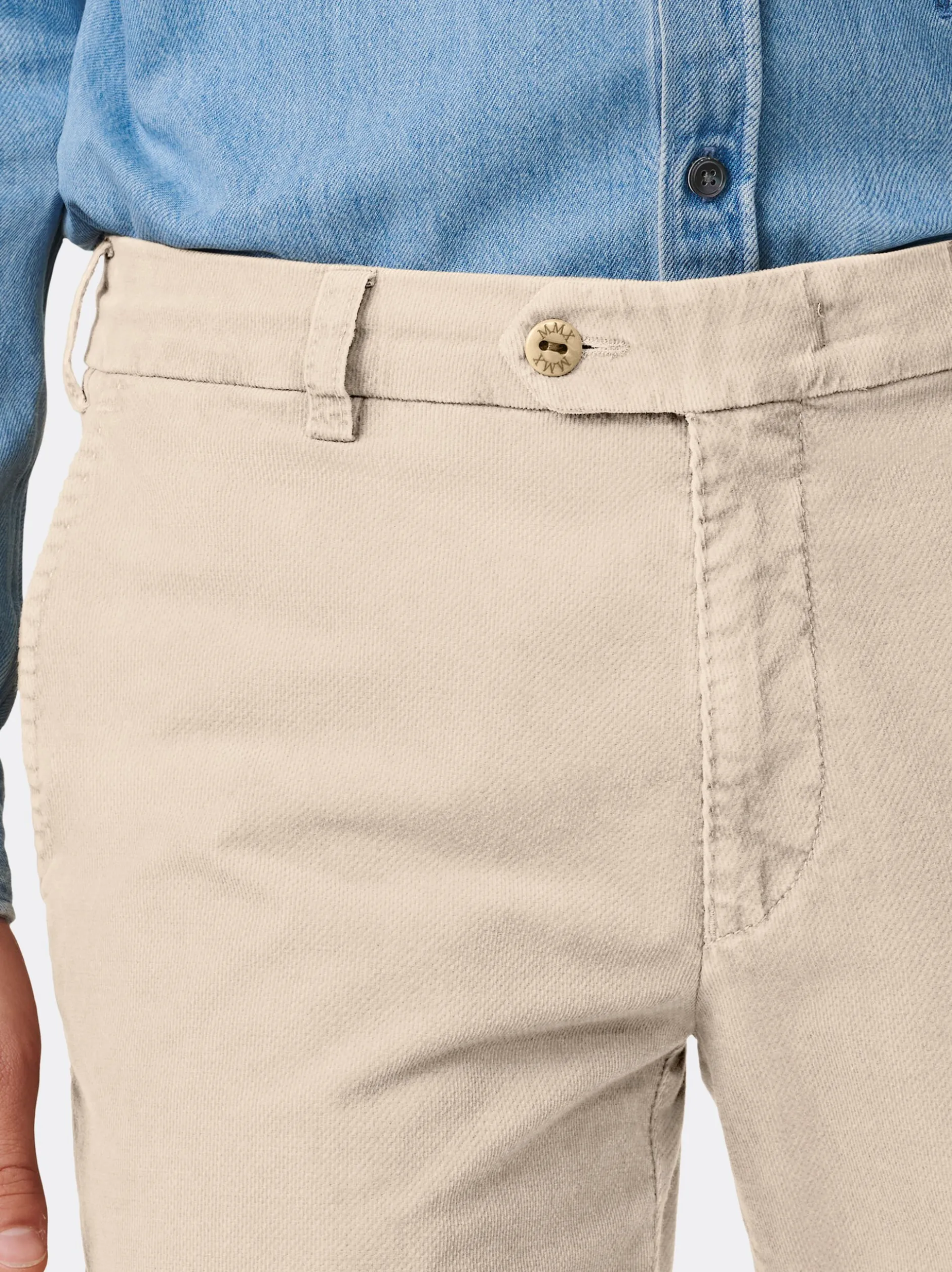 MMX Herren Chino-Hose - Lupus in beige - Länge: lang