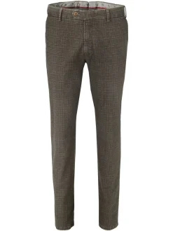 MMX Herren Chino-Hose - Pepita Check in braun